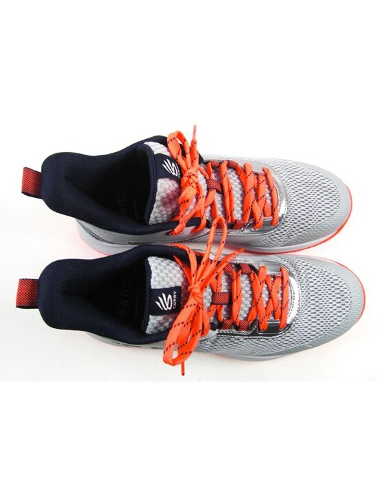 Under Armour Curry 3Z6 Grey/Solar Red Basketball Sneakers/Shoes Men\'s Sze 10.5 main image 4